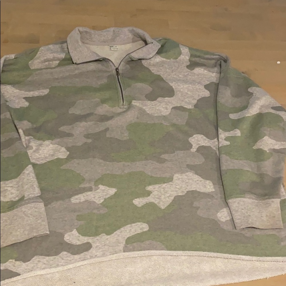 Aerie Sunday Soft Quarter Zip Sweatshirt
